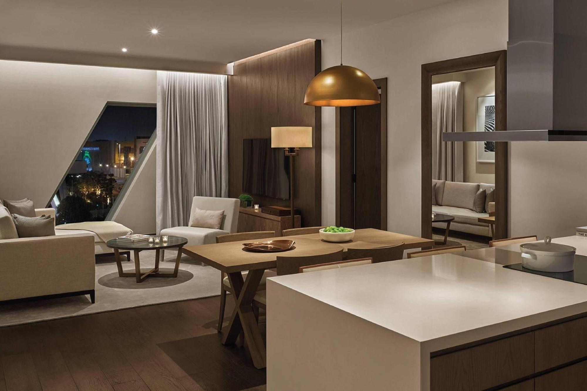더 아부다비 에디션 외부 사진 The interior of a typical apartment